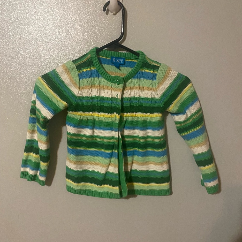 🎉3 for 12$🎉The Children's Place Green and Yellow Vest